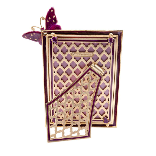 Load image into Gallery viewer, Jay Strongwater Arabella Butterfly 5" x 7" Picture Frame
