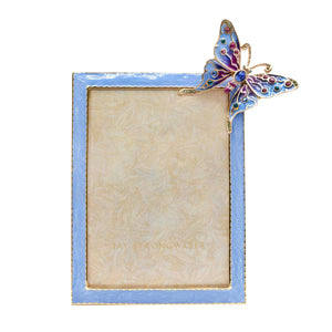 Jay Strongwater Arabella Butterfly 5" x 7" Picture Frame