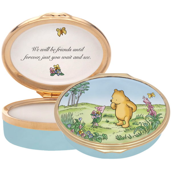 Load image into Gallery viewer, Halcyon Days Winnie the Pooh - Friends Forever Enamel Box
