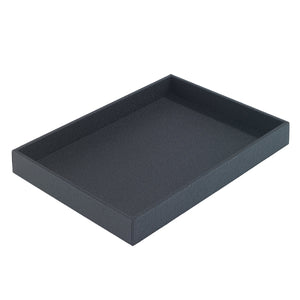 Bodrum Linens Skate Black Rectangle Tray