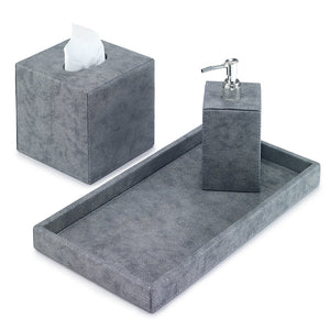 Bodrum Linens Stingray Bath Accessories - Gray