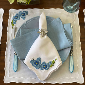 Bodrum Linens Violeta - Easy Care Placemats - Set of 4