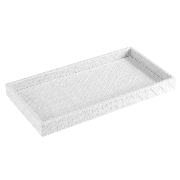 Load image into Gallery viewer, Bodrum Linens Wicker Bath Accessories - White

