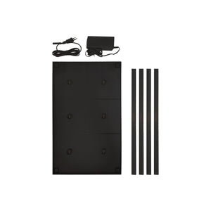 Zafferano 6 Lamp Charging Carpet - Olivia, Olivia Mini, Ofelia, Theta - Black