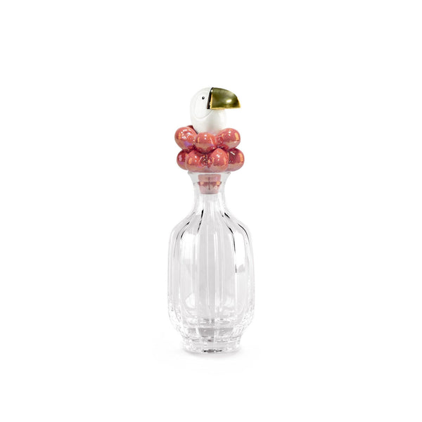 Load image into Gallery viewer, Lladro Toucan Glass Bottle - Golden Luster
