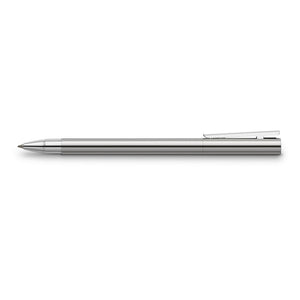 Faber-Castell NEO Slim Rollerball Pen, Polished Stainless Steel