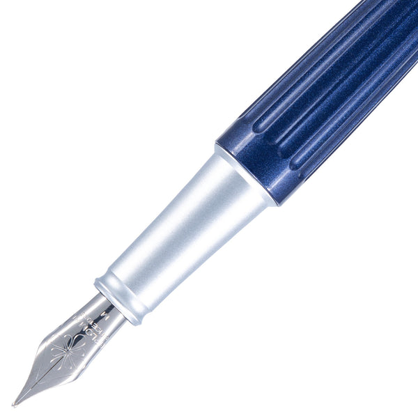 Load image into Gallery viewer, Diplomat Aero Midnight Blue Fountain Pen
