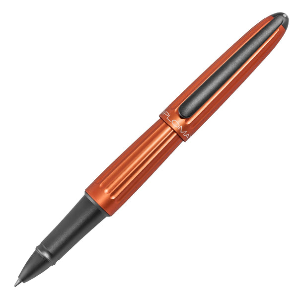 Load image into Gallery viewer, Diplomat Aero Orange Rollerball Pen
