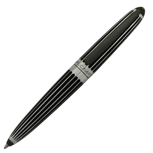 Diplomat Aero Stripes Black Ballpoint Pen
