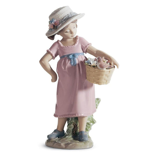 Lladro You'Re So Cute! Girl Figurine