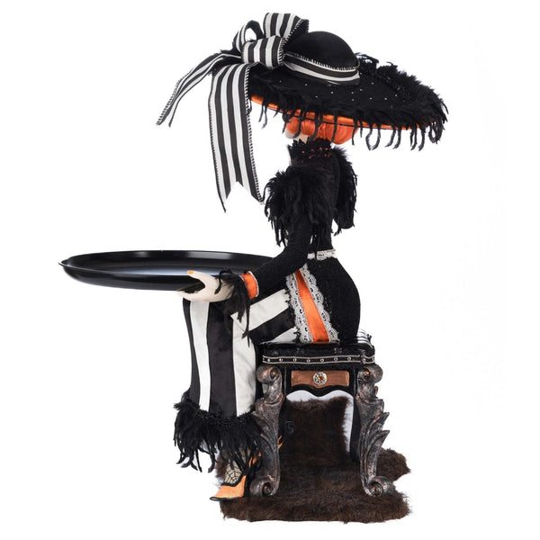 Load image into Gallery viewer, Katherine&#39;s Collection Mrs. Macabre with Serving Tray
