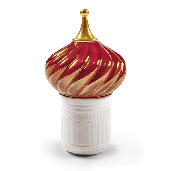 Load image into Gallery viewer, Lladro Mulberry Spire Candle 1001 Lights - Night approaches Scent
