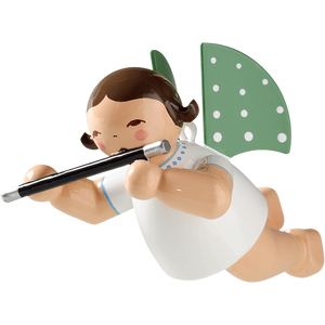 Wendt & Kuhn Angel with Transverse Flute, Suspended Figurine