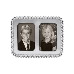 Mariposa Beaded 2x3 Double Frame