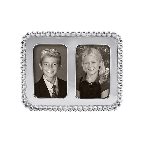 Load image into Gallery viewer, Mariposa Beaded 2x3 Double Frame
