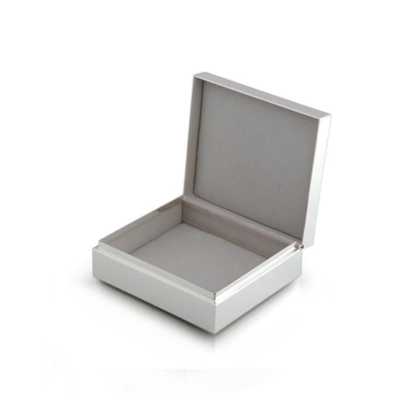 Load image into Gallery viewer, Addison Ross White Enamel &amp; Silver Box
