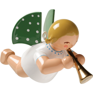 Wendt & Kuhn Angel with Small Trumpet, Suspended Figurine