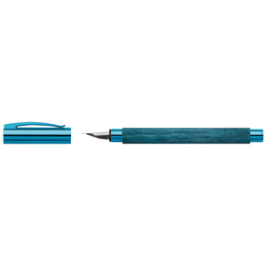 Faber-Castell Ambition Fountain Pen, Blue Wood