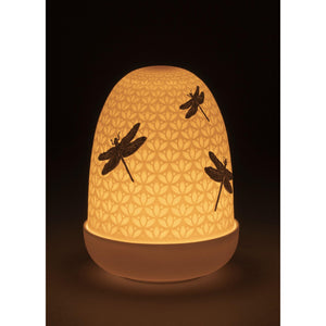 Lladro Dragonflies Dome Table Lamp