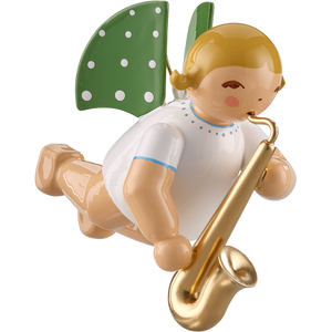 Wendt & Kuhn Angel with Saxophone, Suspended Figurine
