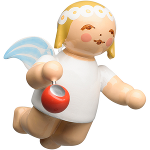 Wendt & Kuhn Little Suspended Angel, with Christmas Bauble Figurine