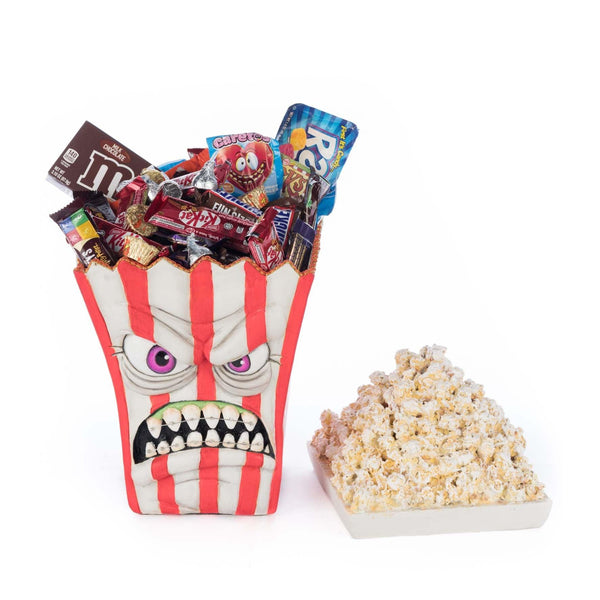 Load image into Gallery viewer, Katherine&#39;s Collection Cranky Kernels Popcorn Bag Candy Container
