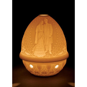 Lladro Indian Wedding Lithophane - Votive