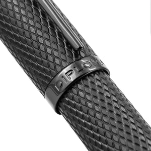 Diplomat Viper Noir Guilloche(Black) Fountain Pen