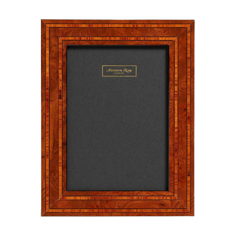 Addison Ross Double Contrast Marquetry Frame - 4 x 6 in