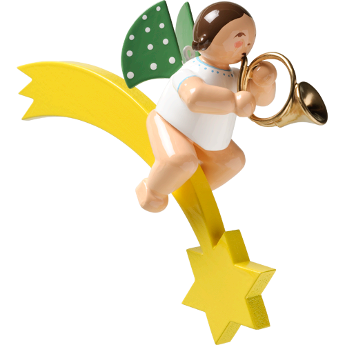 Wendt & Kuhn Angel with French Horn, on Comet