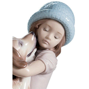Lladro A Warm Welcome Dog Figurine