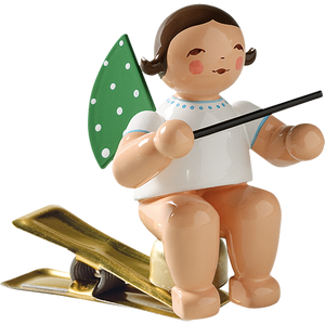 Wendt & Kuhn Angel with Baton, on Clip Figurine