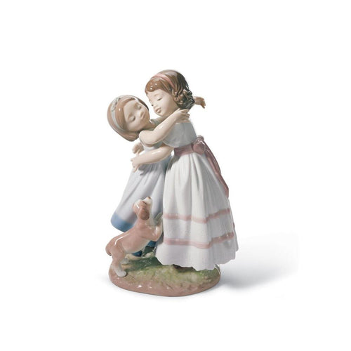Lladro Give Me A Hug! Children Figurine