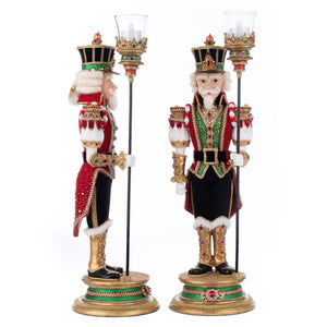 Katherine's Collection Christmas Ball Nutcracker Votive Assortment of 2