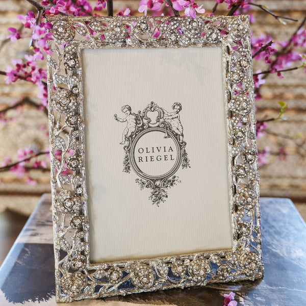 Load image into Gallery viewer, Olivia Riegel Silver Ellarose 8&quot; x 10&quot; Frame
