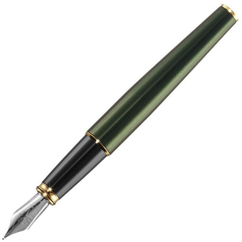 Diplomat Excellence A2 Evergreen with Gold Trim Fountain Pen