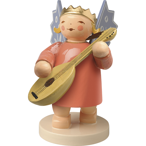 Wendt & Kuhn Angel Wearing Crown, with Lute