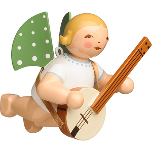Wendt & Kuhn Angel with Banjo, Suspended Figurine