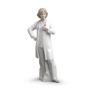 Lladro Female Doctor Figurine