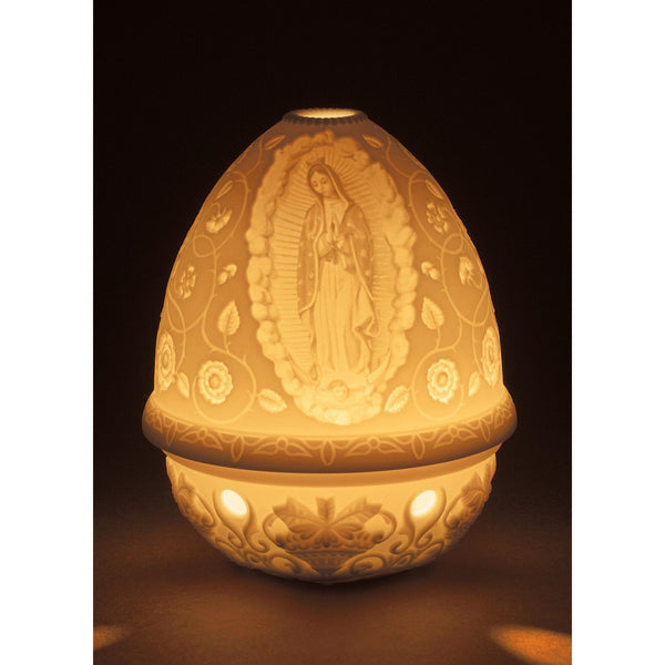 Load image into Gallery viewer, Lladro Our Lady of Guadalupe Lithophane - Votive
