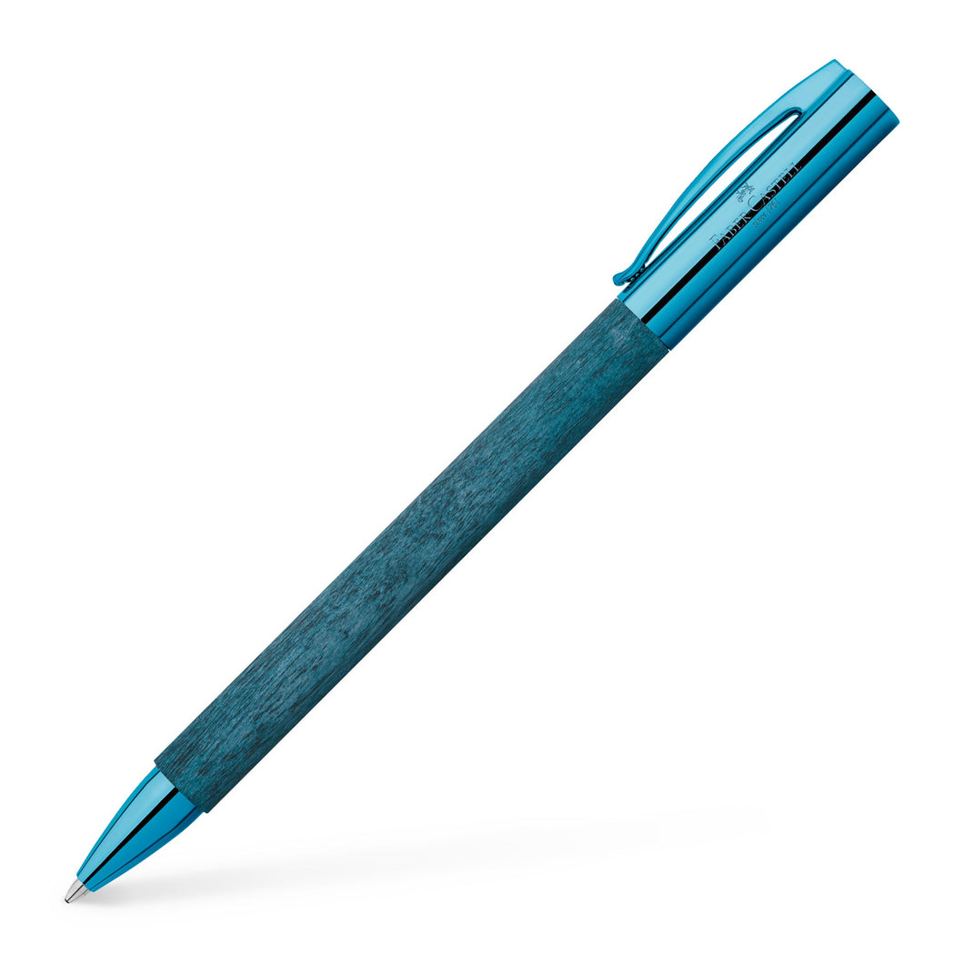 Faber-Castell Ambition Ballpoint Pen, Blue Wood