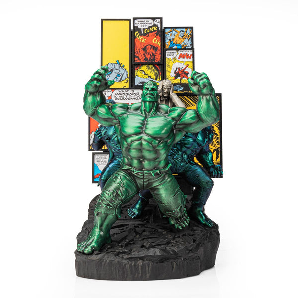 Load image into Gallery viewer, Royal Selangor Limited Edition Gamma Green Incredible Hulk Origins Figurine
