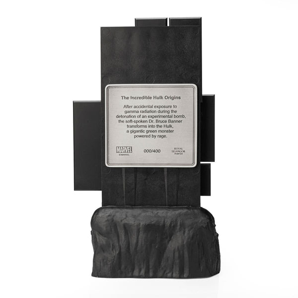 Load image into Gallery viewer, Royal Selangor Limited Edition Gamma Green Incredible Hulk Origins Figurine
