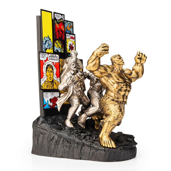 Load image into Gallery viewer, Royal Selangor Limited Edition Gilt Incredible Hulk Origins Figurine
