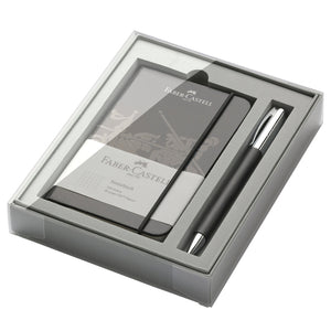 Faber-Castell Ambition Ballpoint Pen, Black Resin Gift Set