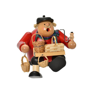 KWO Basket Trader, Sitting - 5.9" - Incense Smoker