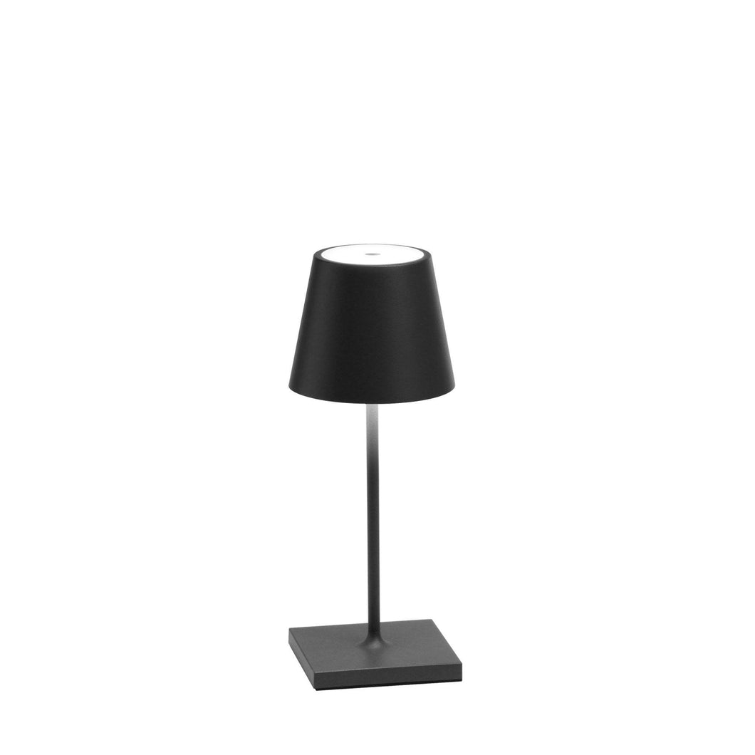 Zafferano Poldina Pro Mini Table Lamp - Dark Grey