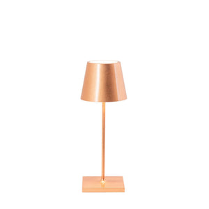 Zafferano Poldina Pro Mini Table Lamp - Copper Leaf