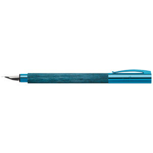 Faber-Castell Ambition Fountain Pen, Blue Wood
