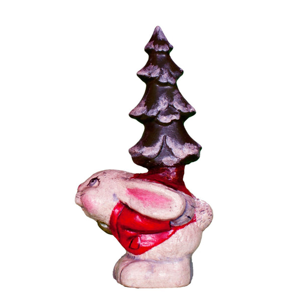 Load image into Gallery viewer, Vaillancourt Folk Art - Christmas Bunny - Chalkware Figurine
